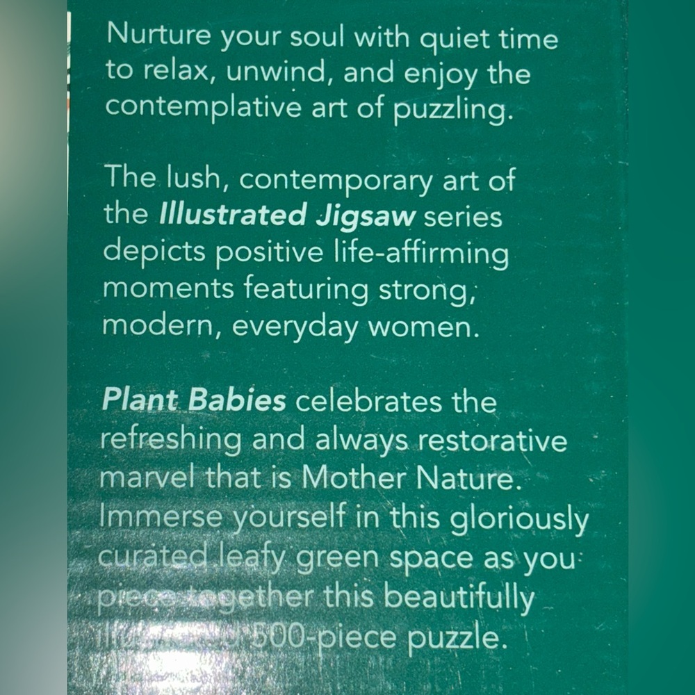 Bundle Jigsaw Puzzles 500 pc Plant Babies*Women of the World*Radiate Positivity - Picture 4 of 8